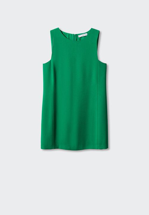 MANGO - Dress tika - green
