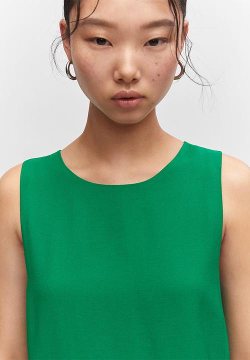 MANGO - Dress tika - green