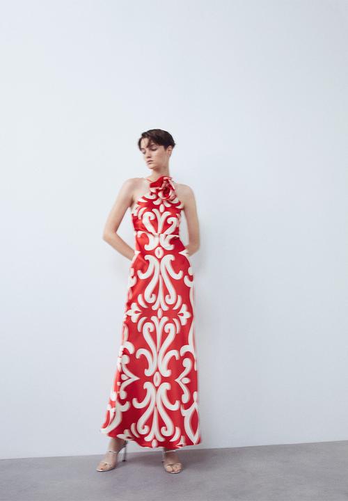 MANGO - Dress rosh - red