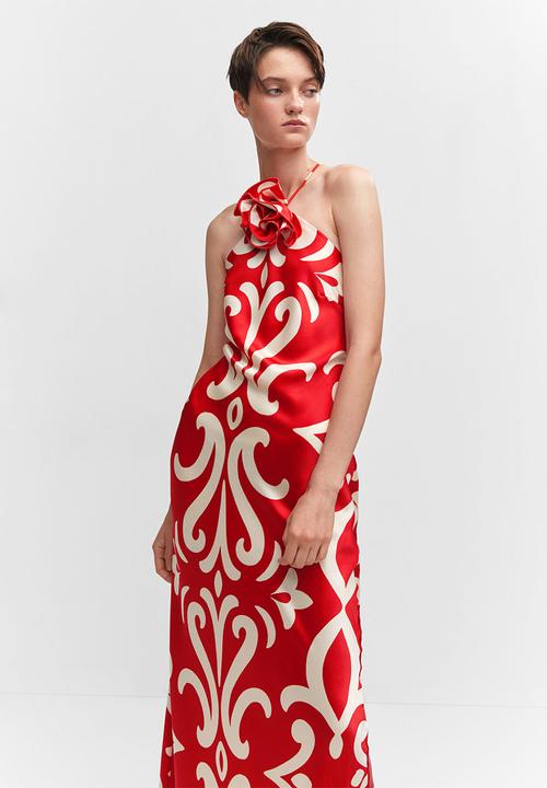 MANGO - Dress rosh - red