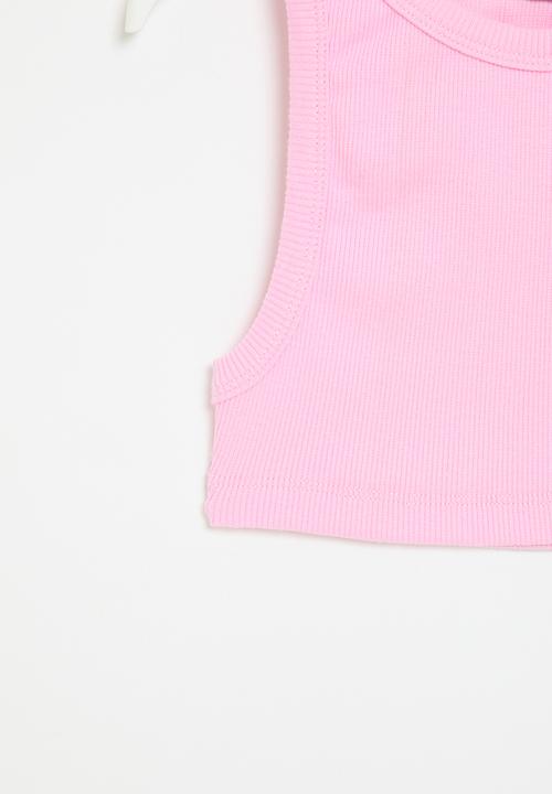 Rebel Republic - Ribbed tank - pink