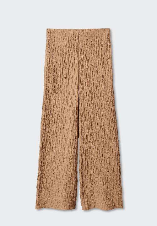 MANGO - Trousers calobra - light brown