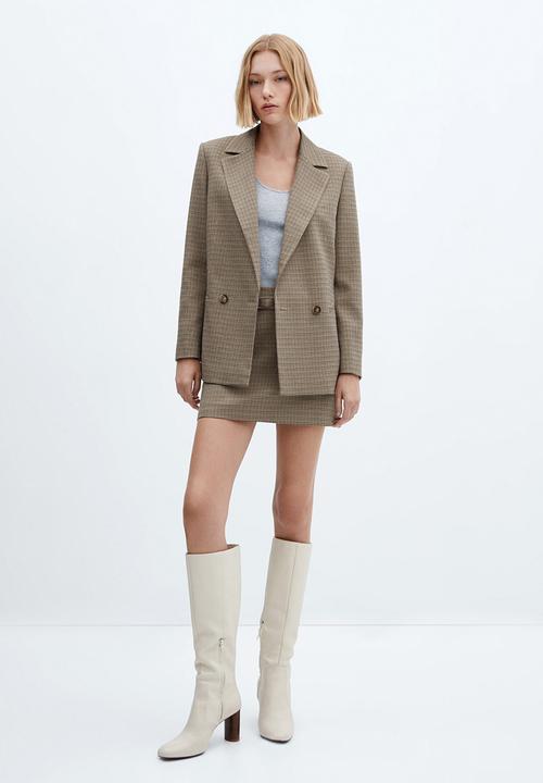 MANGO - Blazer charlott - brown