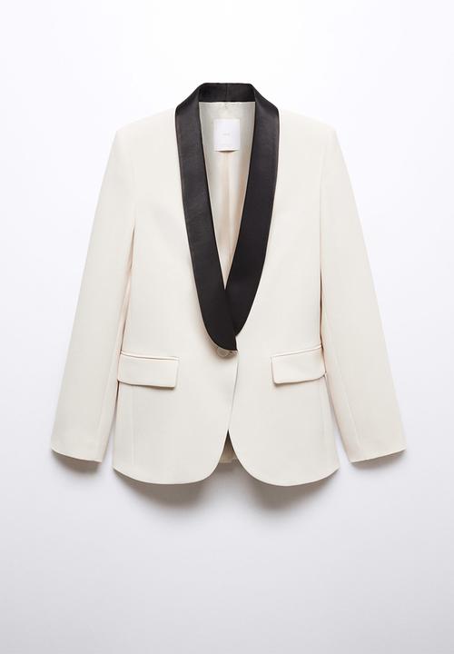 MANGO - Blazer smoking - white