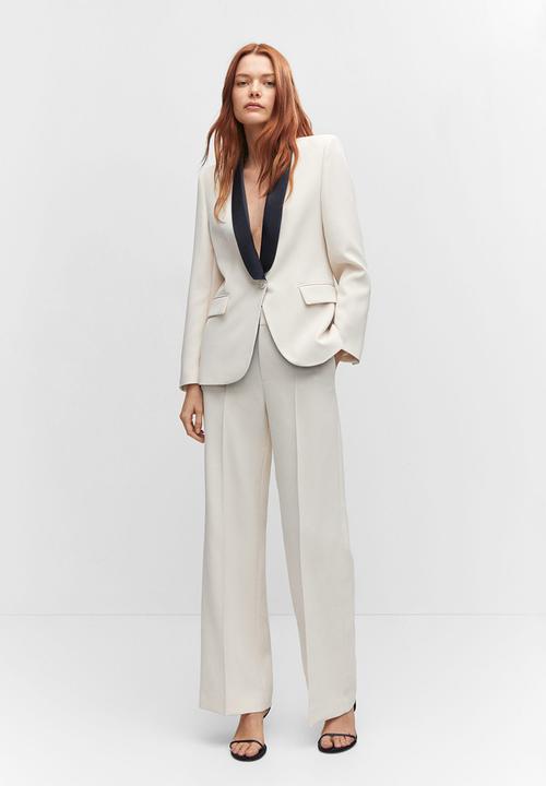 MANGO - Blazer smoking - white