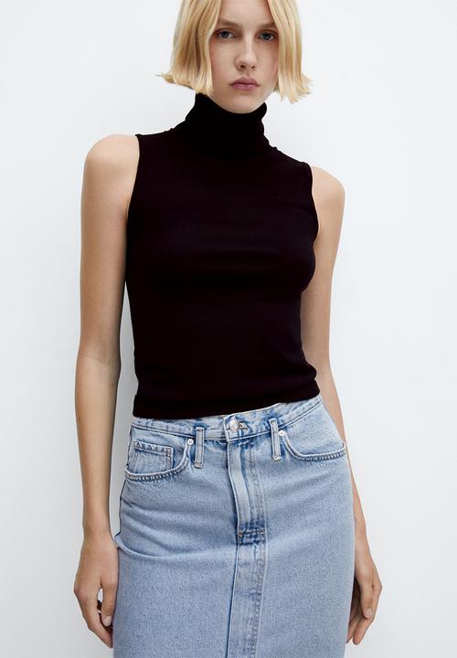 MANGO - Skirt soleil - open blue