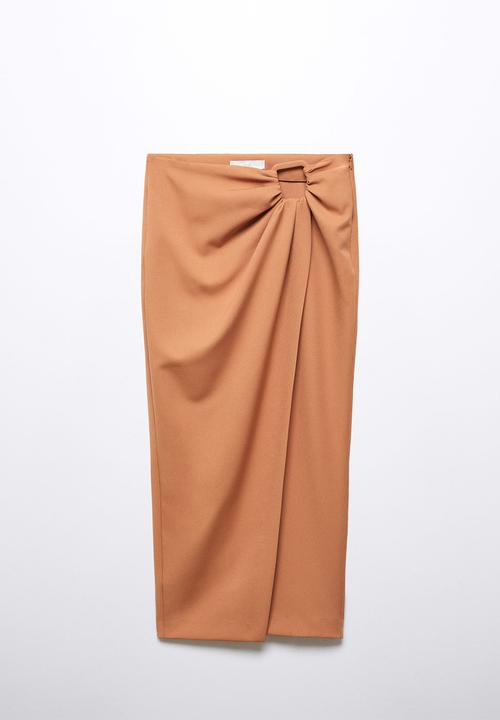 MANGO - Skirt famara - neutral 
