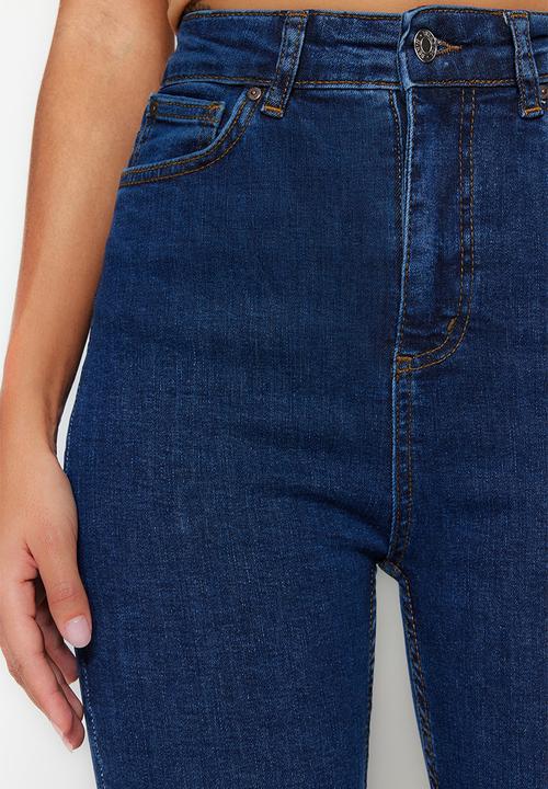 Trendyol - High rise skinny jeans - blue