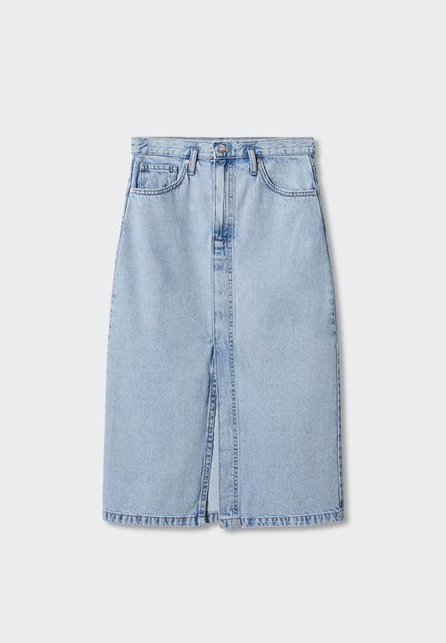MANGO - Plus skirt soleil - open blue