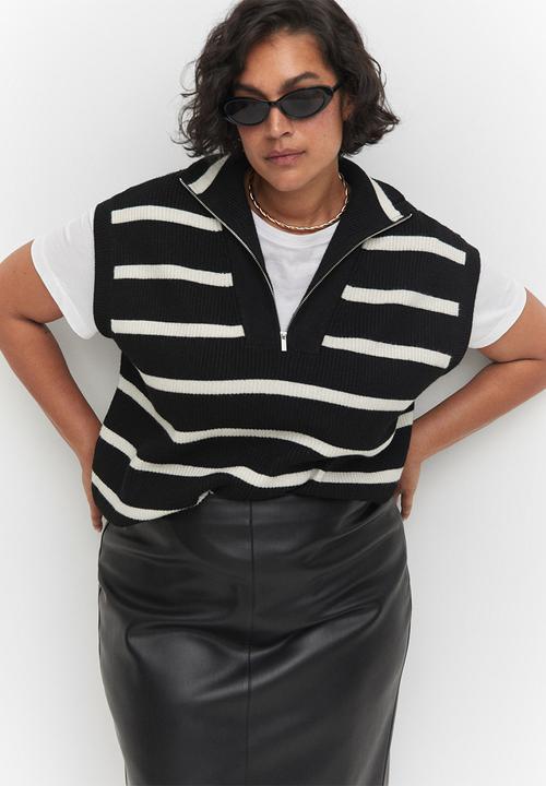 MANGO - Plus skirt pencil - black