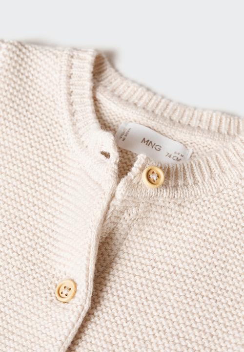 MANGO - Cardigan boba5 - sand