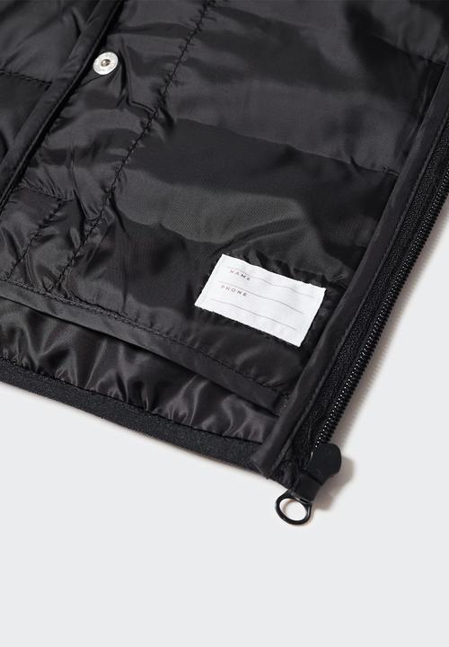 MANGO - Anorak unico - black