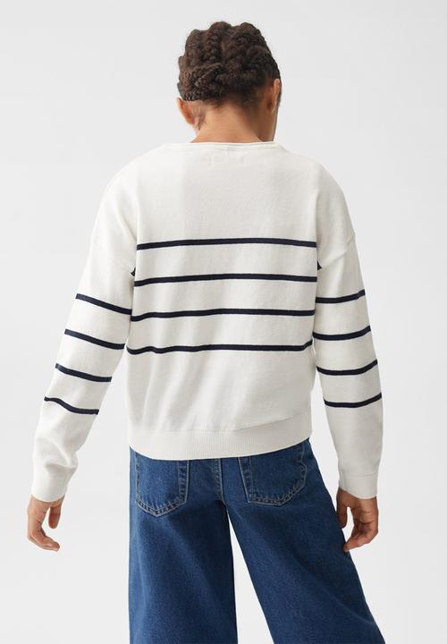 MANGO - Sweater jin5 - offwhite