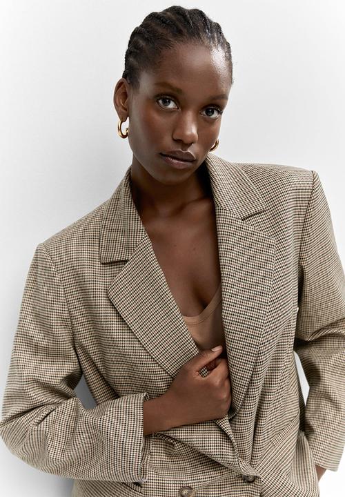 MANGO - Plus blazer charlott - brown