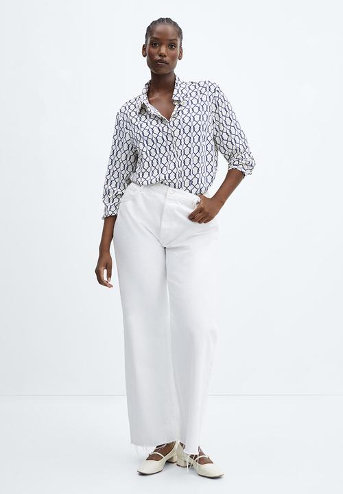MANGO - Plus shirt basic - navy