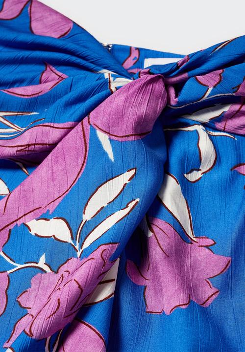 MANGO - Plus skirt nuti - medium blue