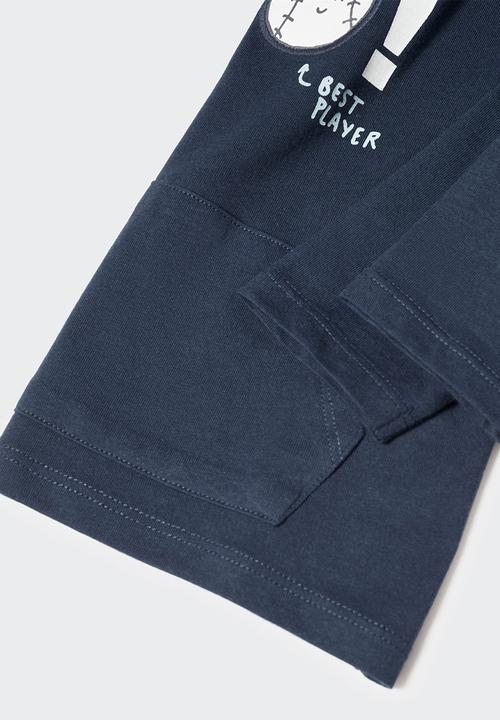 MANGO - T-shirt varsity - navy