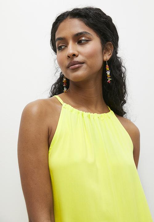 Superbalist - A-line mini dress - lemon