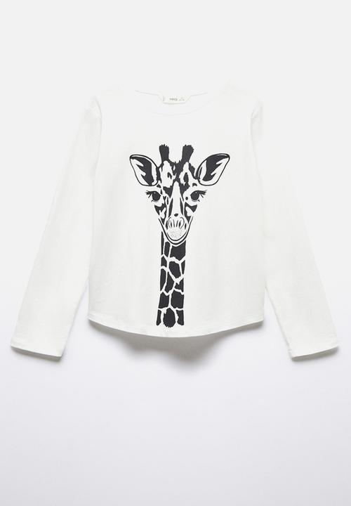 MANGO - T-shirt sheldon - off white