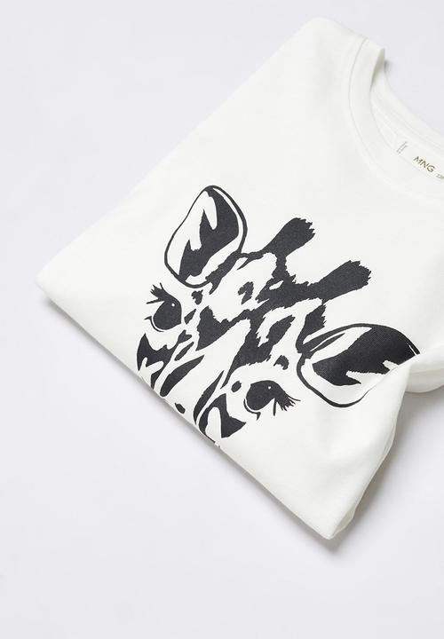 MANGO - T-shirt sheldon - off white
