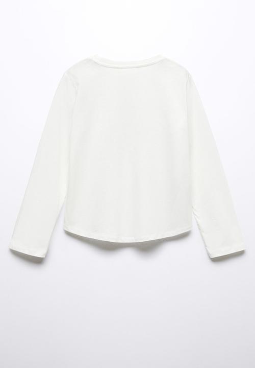MANGO - T-shirt sheldon - off white