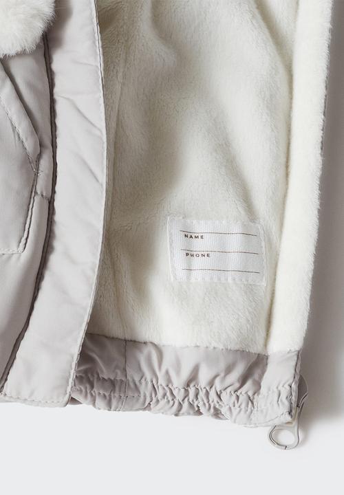 MANGO - Anorak ice - ice-white