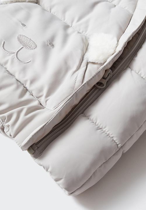 MANGO - Anorak ice - ice-white