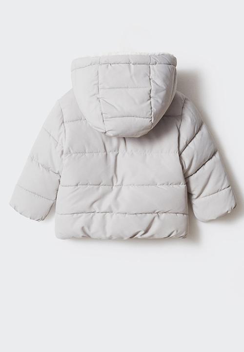 MANGO - Anorak ice - ice-white