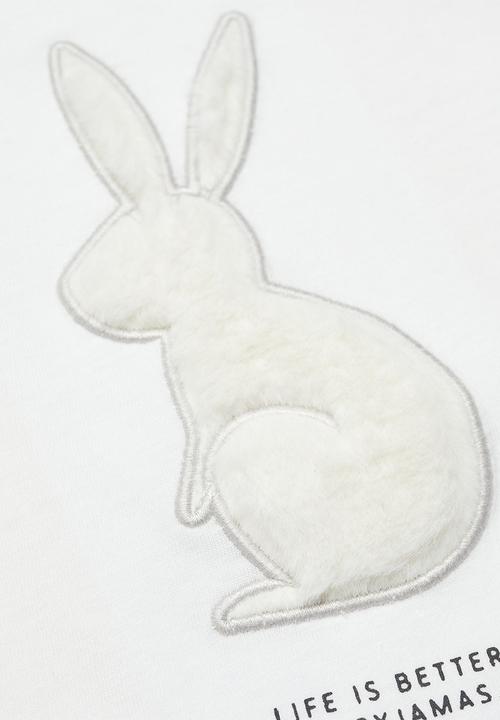 MANGO - Pyjamas conejo - offwhite