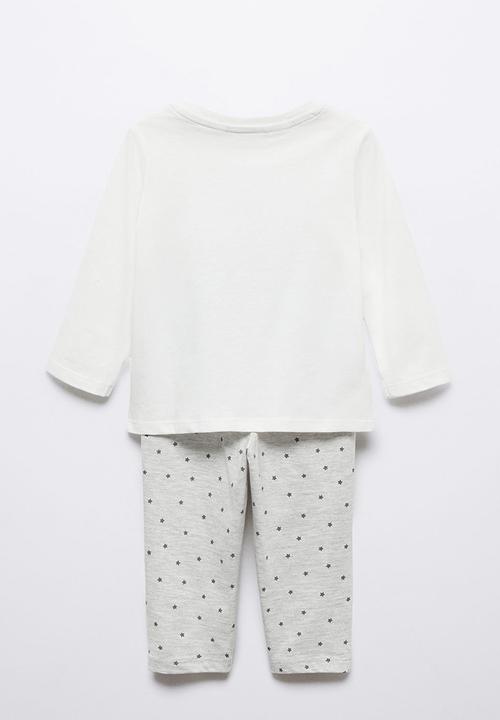 MANGO - Pyjamas conejo - offwhite
