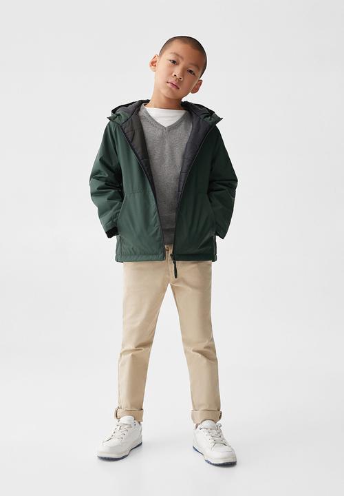 MANGO - Anorak pepe5 - dark green