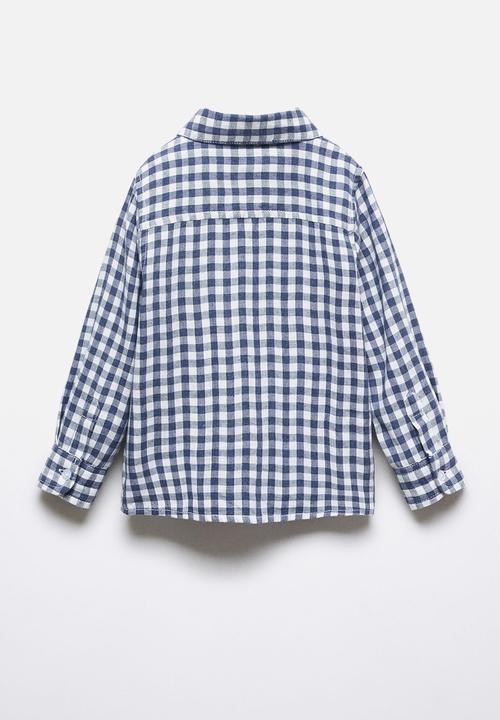 MANGO - Shirt theo - whitish-blue