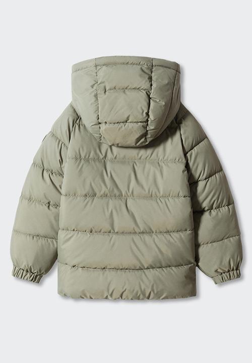 MANGO - Anorak america5 - green