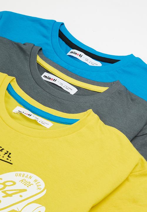 MINOTI - 3 Pack boys T-shirt - multi