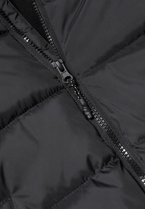 MANGO - Anorak america5 - black