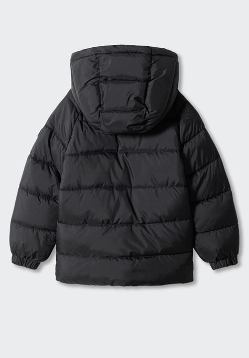 MANGO - Anorak america5 - black