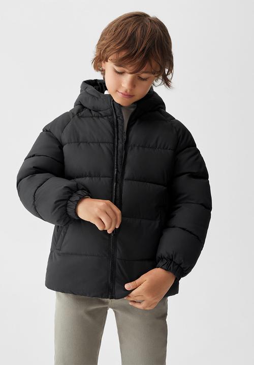 MANGO - Anorak america5 - black
