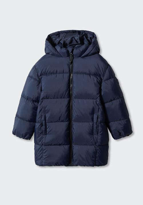 MANGO - Anorak amerlong - navy