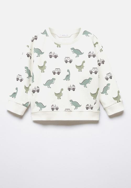 MANGO - Sweatshirt motor - off white
