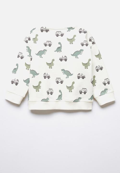 MANGO - Sweatshirt motor - off white