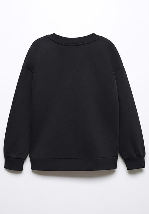 MANGO - Sweatshirt paris - black