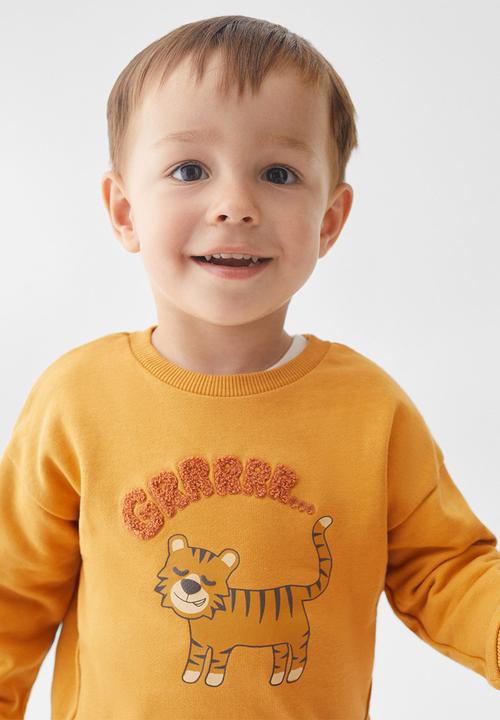 MANGO - Sweatshirt roar - mustard