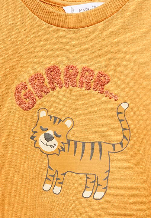 MANGO - Sweatshirt roar - mustard