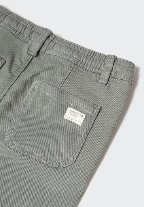MANGO - Trousers cord5 - grey