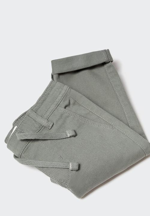 MANGO - Trousers cord5 - grey