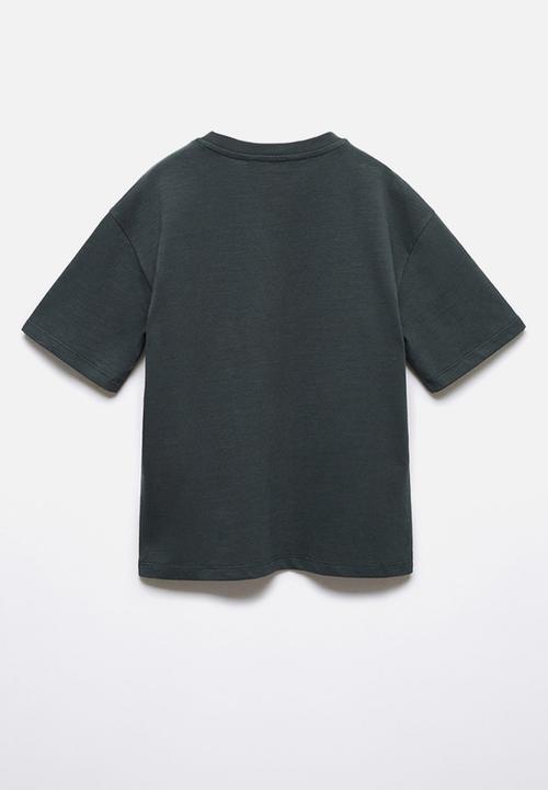 MANGO - T-shirt drive - charcoal