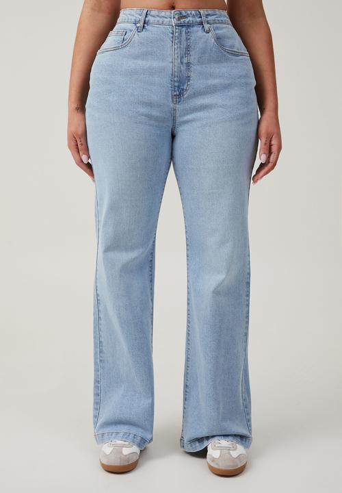 Cotton On - Curvy stretch bootleg flare jean - bondi blue