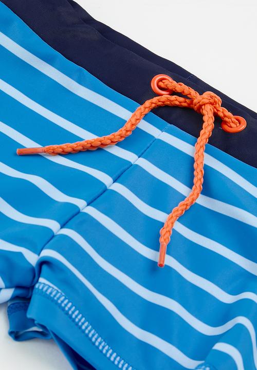 MINOTI - Stripe swim trunk - blue 