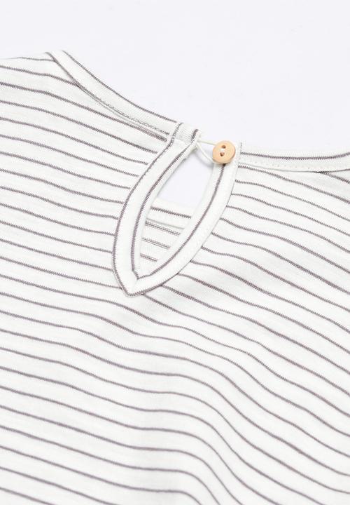 MANGO - T-shirt garbi - charcoal