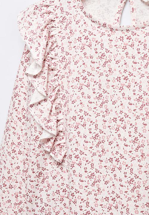 MANGO - T-shirt linda - ligth pink